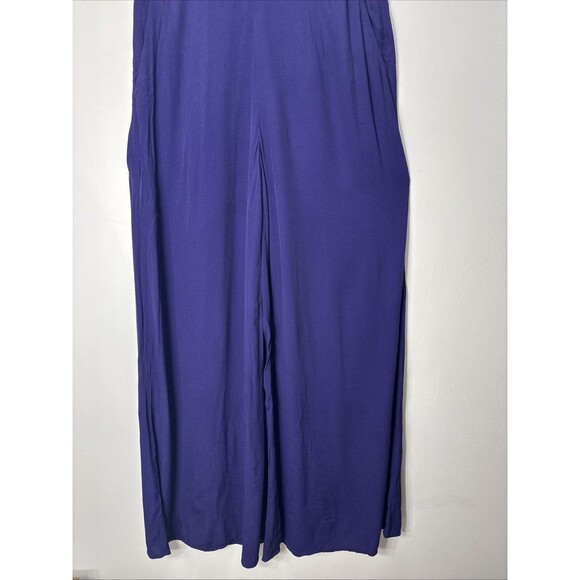 Anthropologie by Maeve Women’s Wide-Leg Jumpsuit blue sz 2 - Picture 6 of 16